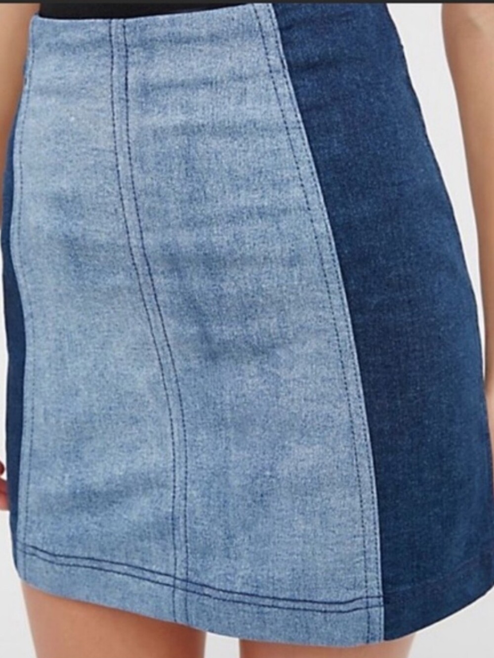 Free People Modern Femme Denim Mini Indigo Wash Size 6